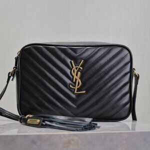 Yves Saint Laurent YSL Lou Camera Bag with Tassel